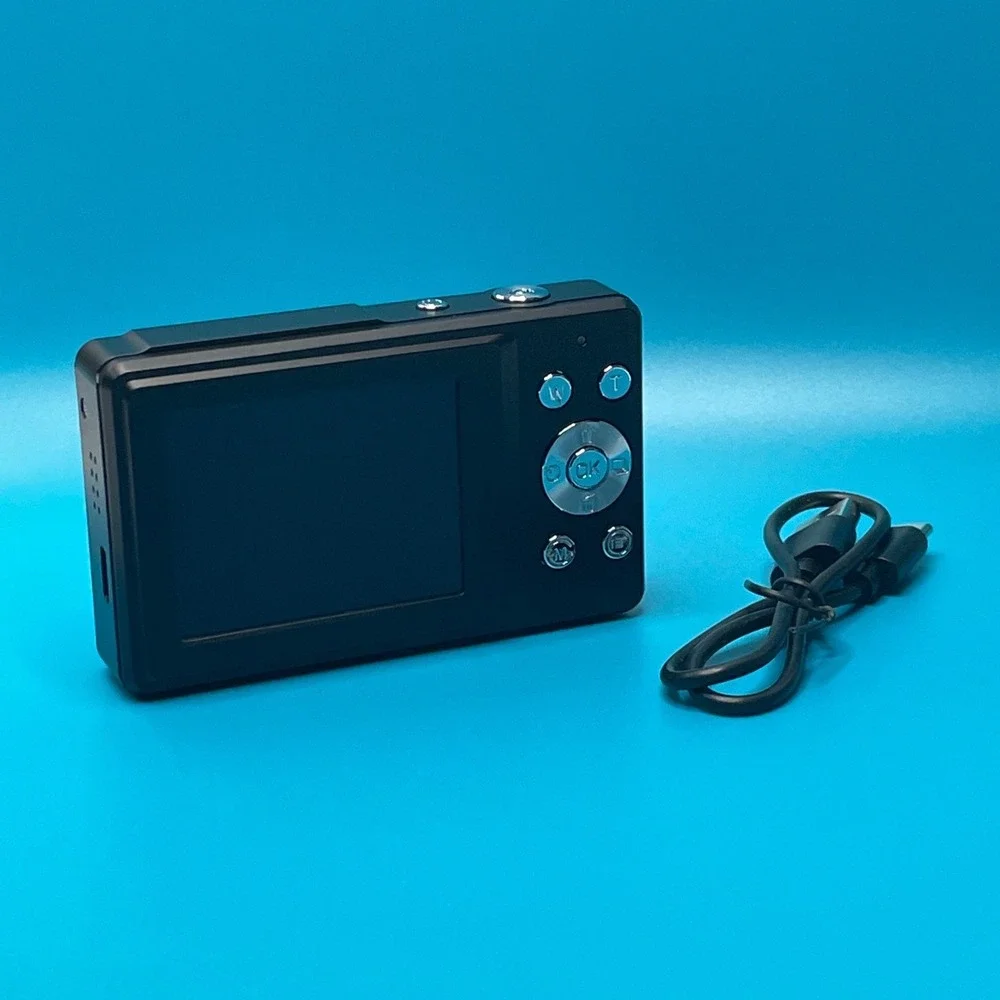 Vivitar VEC S124 Popsnap Digital Point and Shoot Camera Black Y2K